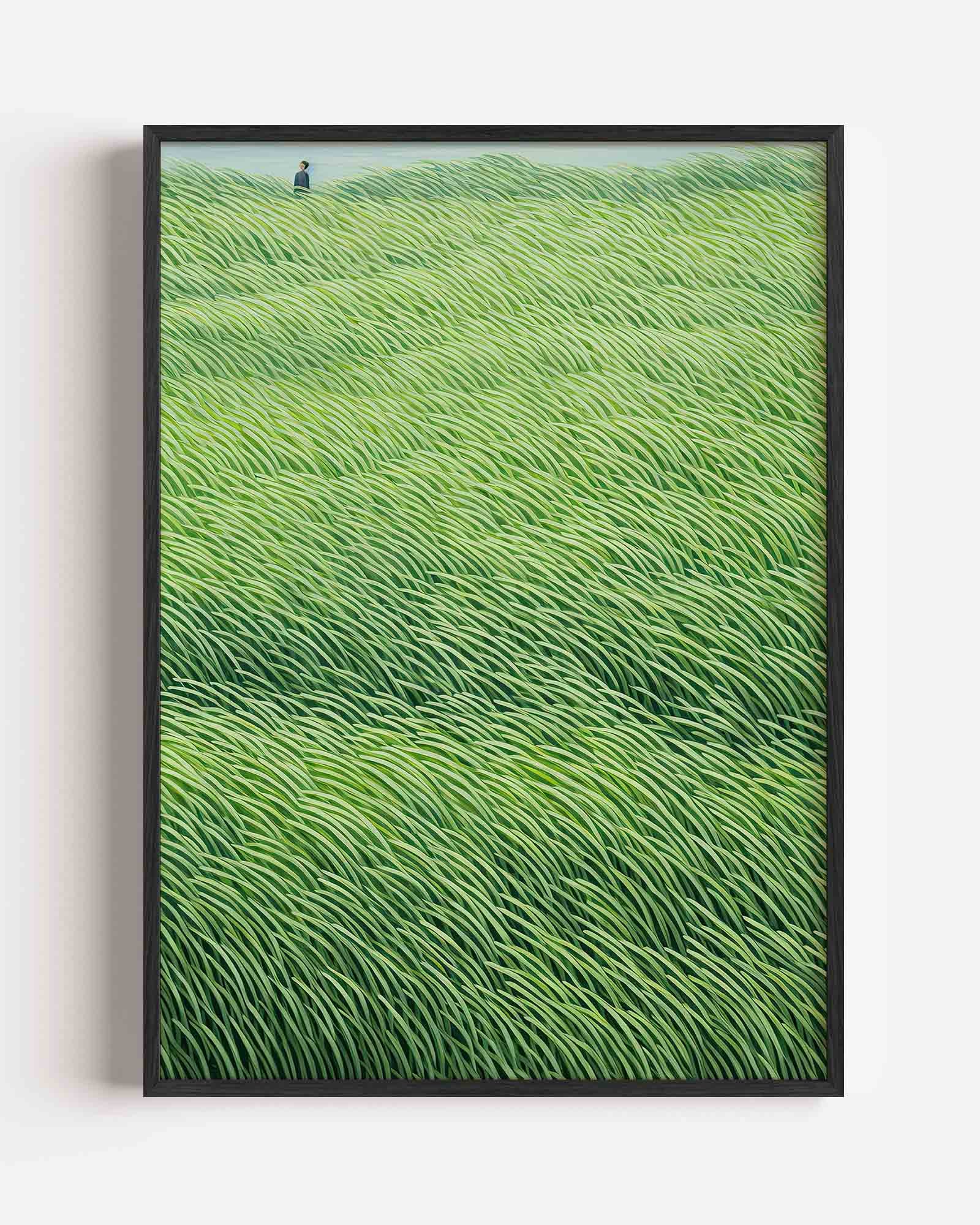 Golvend gras Poster