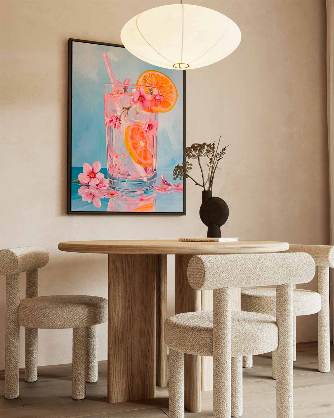 Zomers Genot Kunstwerk-canvas-dibond-plexiglas-wanddecoratie-WallArtistic