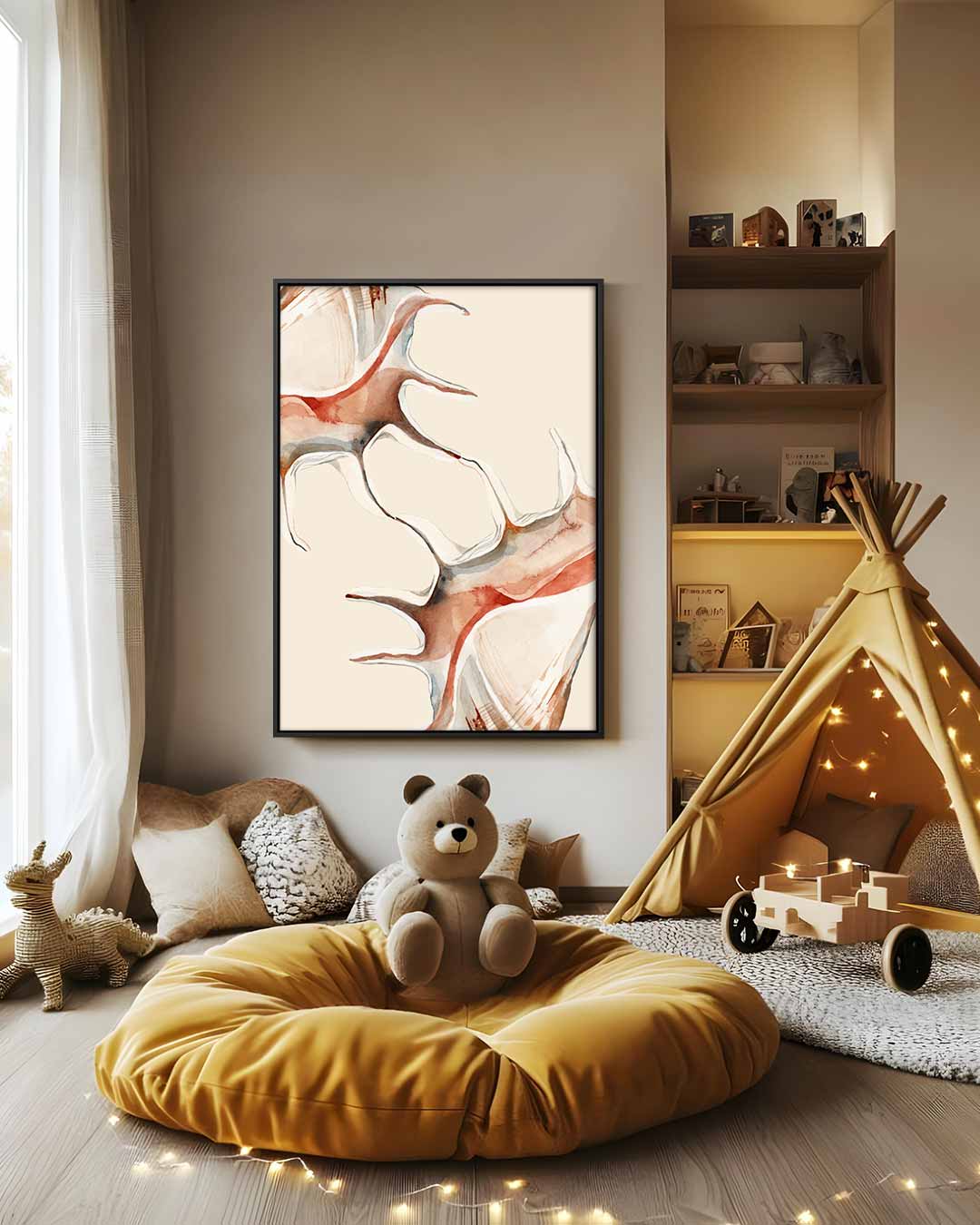 Abstract kunstwerk Kunstwerk-canvas-dibond-plexiglas-wanddecoratie-WallArtistic