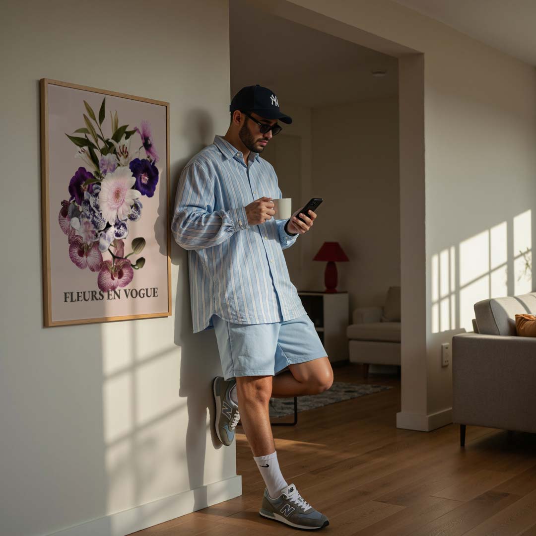 Bloemenpracht Fleurs en Vogue Poster-WallArtistic