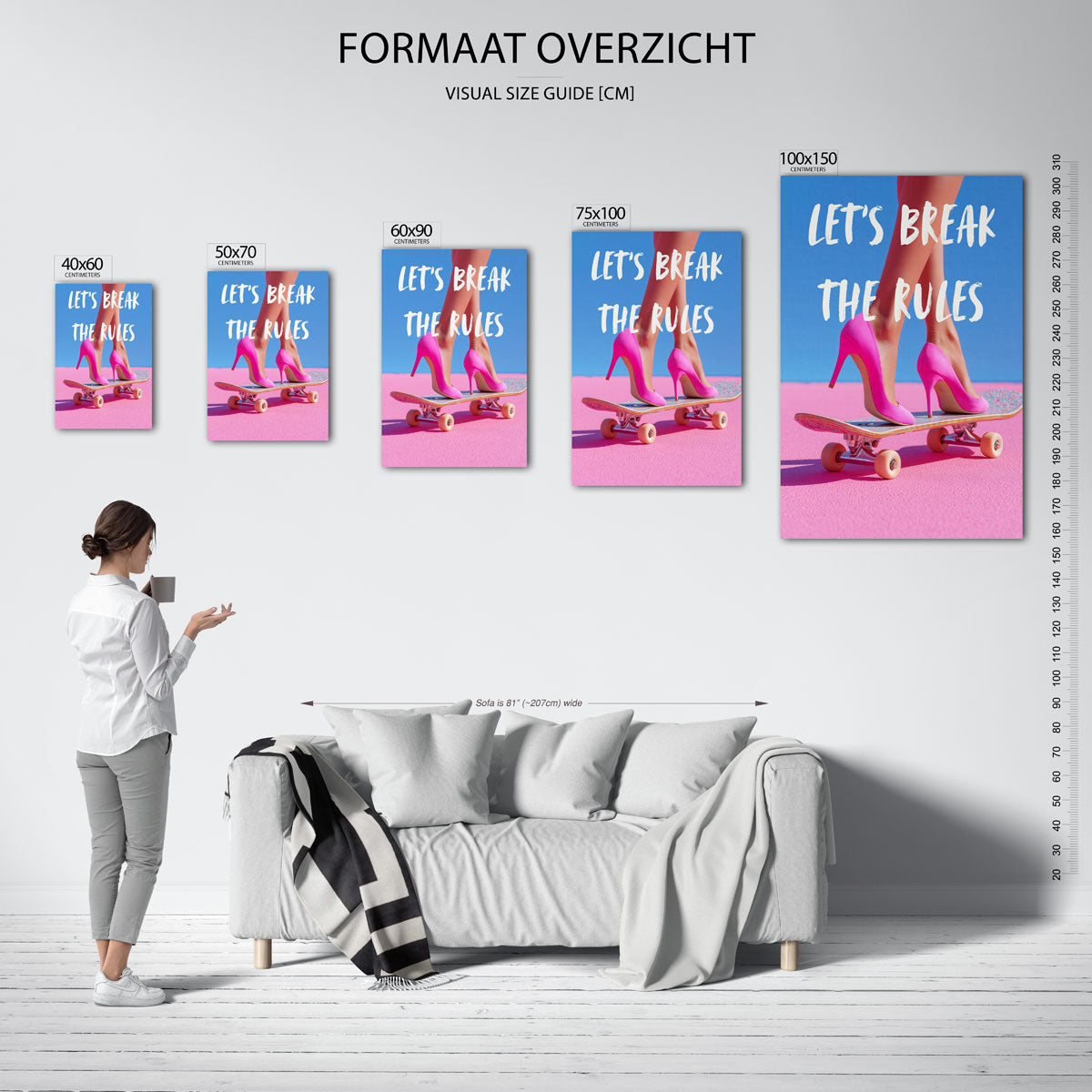 Gedurfde stijl Kunstwerk