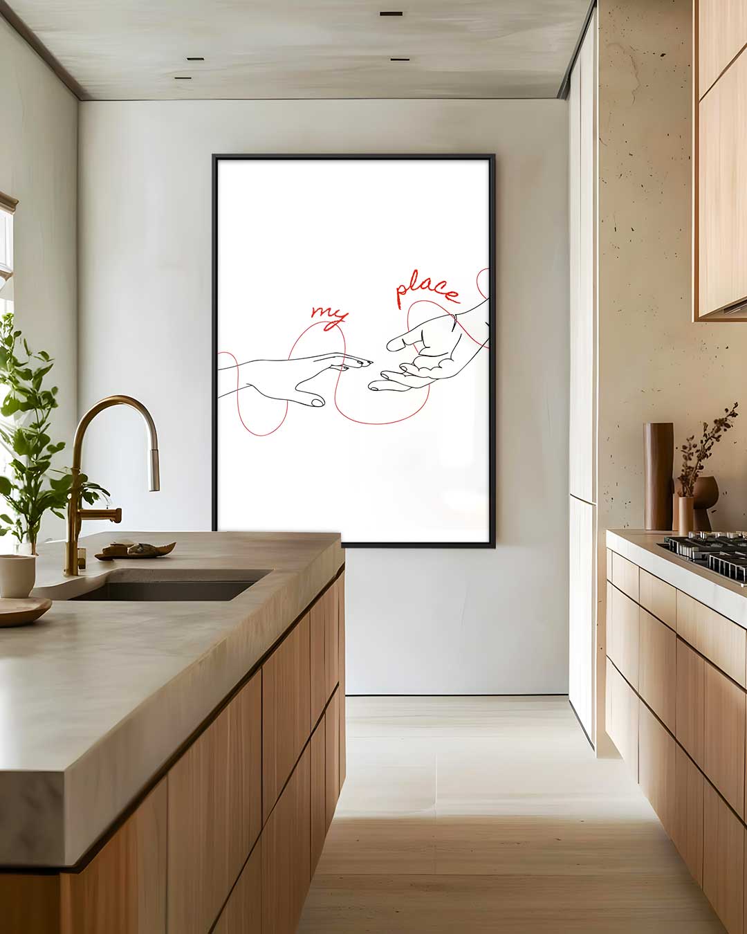 Verbonden Handen Kunstwerk-canvas-dibond-plexiglas-wanddecoratie-WallArtistic