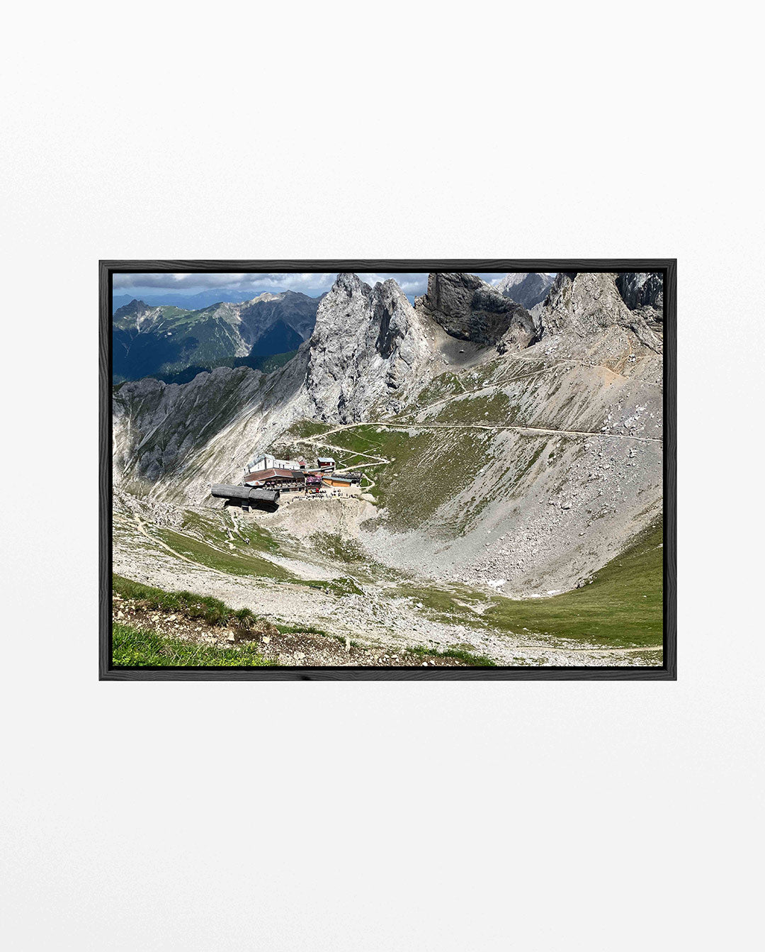 Berglandschap met rotsen Kunstwerk
