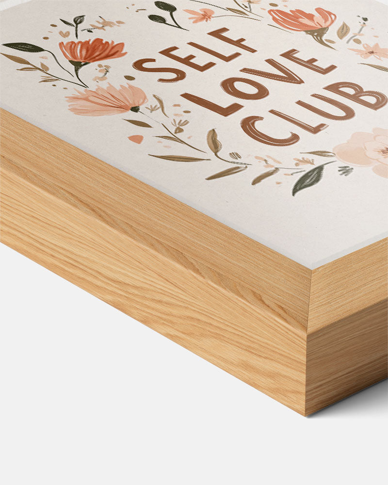 Zelfliefde Bloemenposter