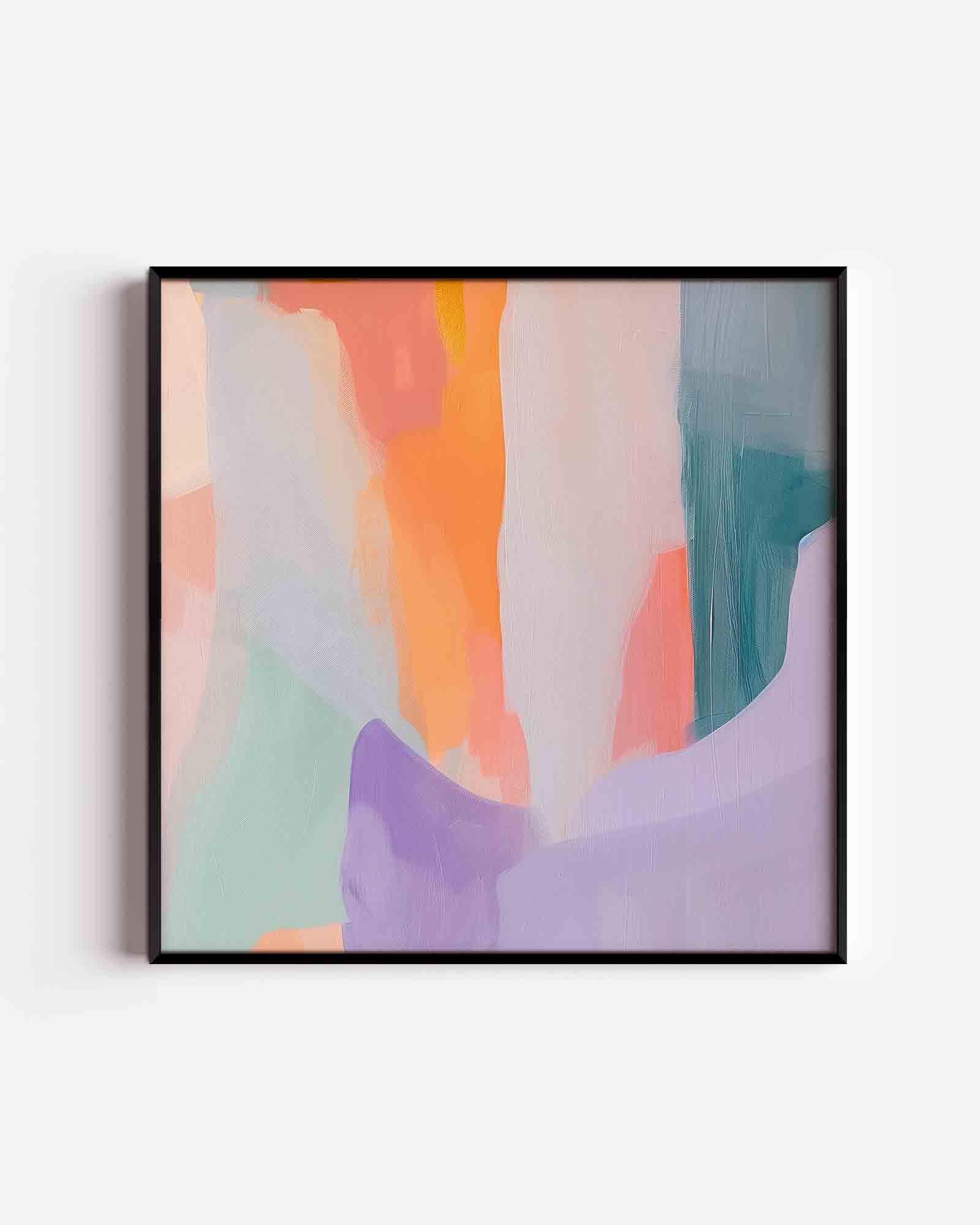 Abstracte kleurencompositie Poster