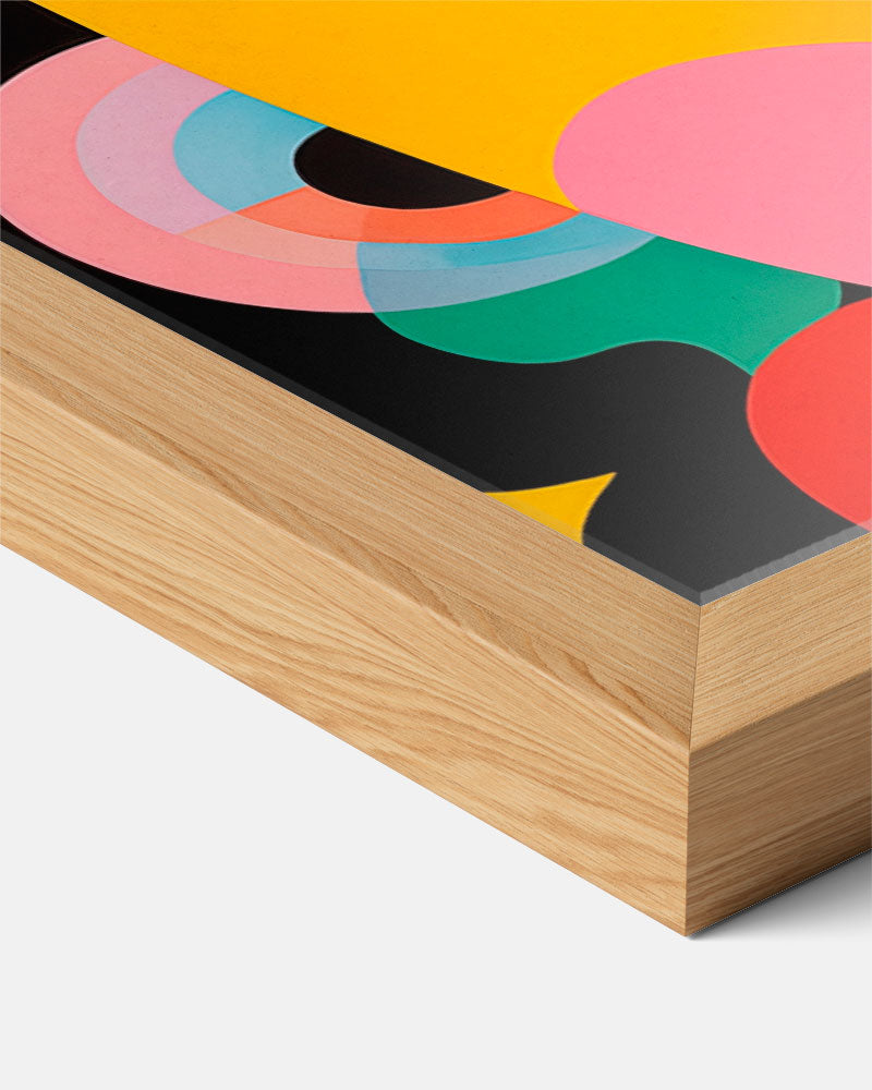 Kleurrijke Moderne Kunstposter-WallArtistic