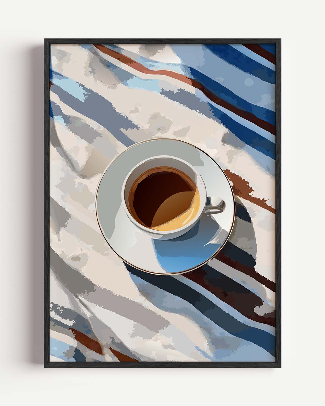 Koffie en Kunst Vibes Poster-WallArtistic