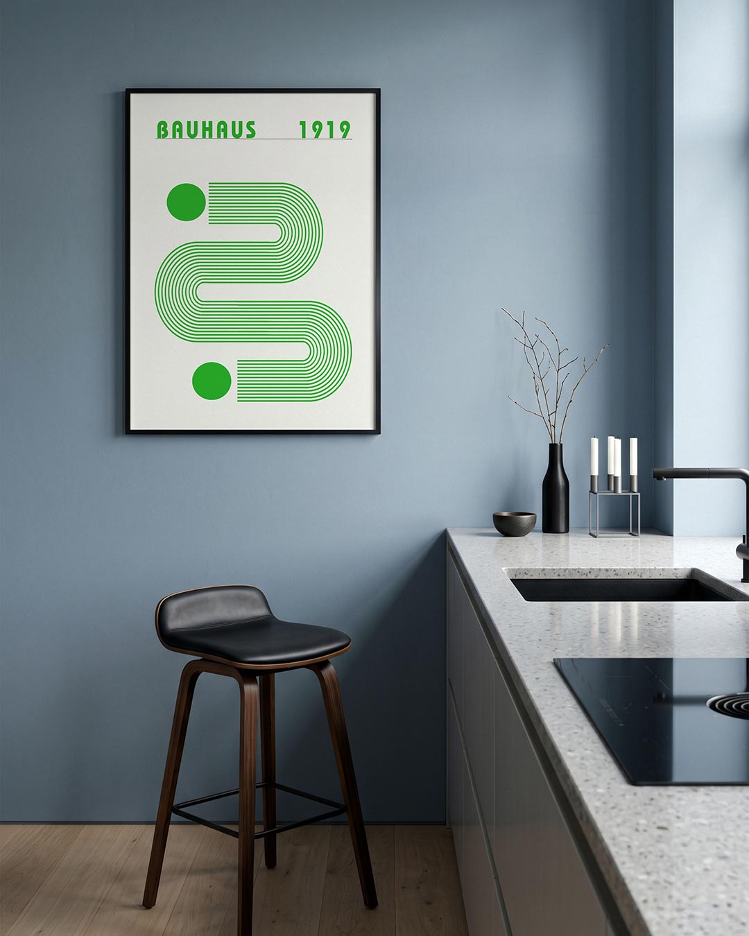 Lijnenspel en vormen Poster