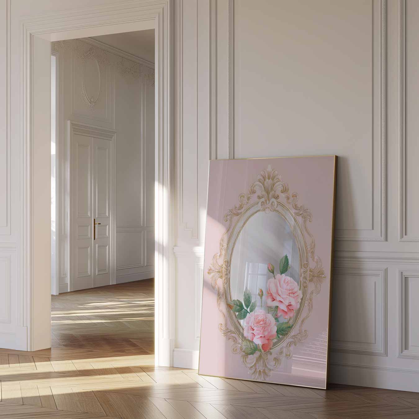 Romantische Rozen Spiegelposter