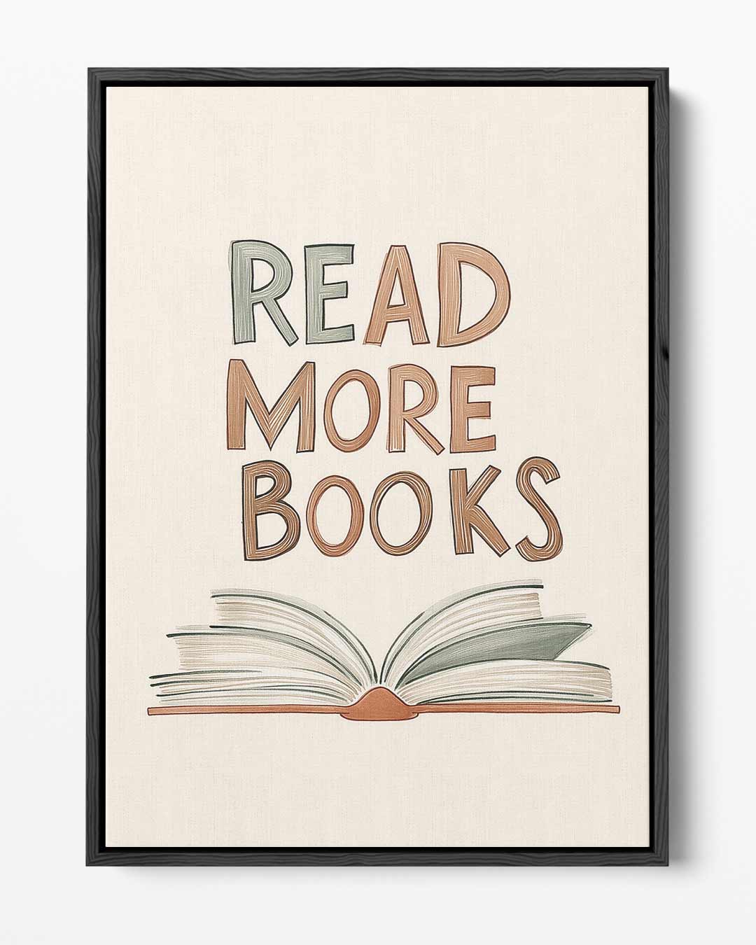 Lees Meer Boeken Poster Kunstwerk-canvas-dibond-plexiglas-wanddecoratie-WallArtistic