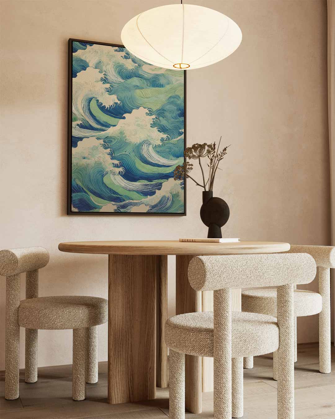 Golvende Zee Kunstwerk-canvas-dibond-plexiglas-wanddecoratie-WallArtistic