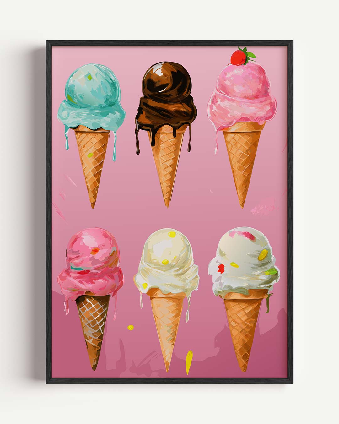 Zoete IJsco Fantasie Poster-WallArtistic