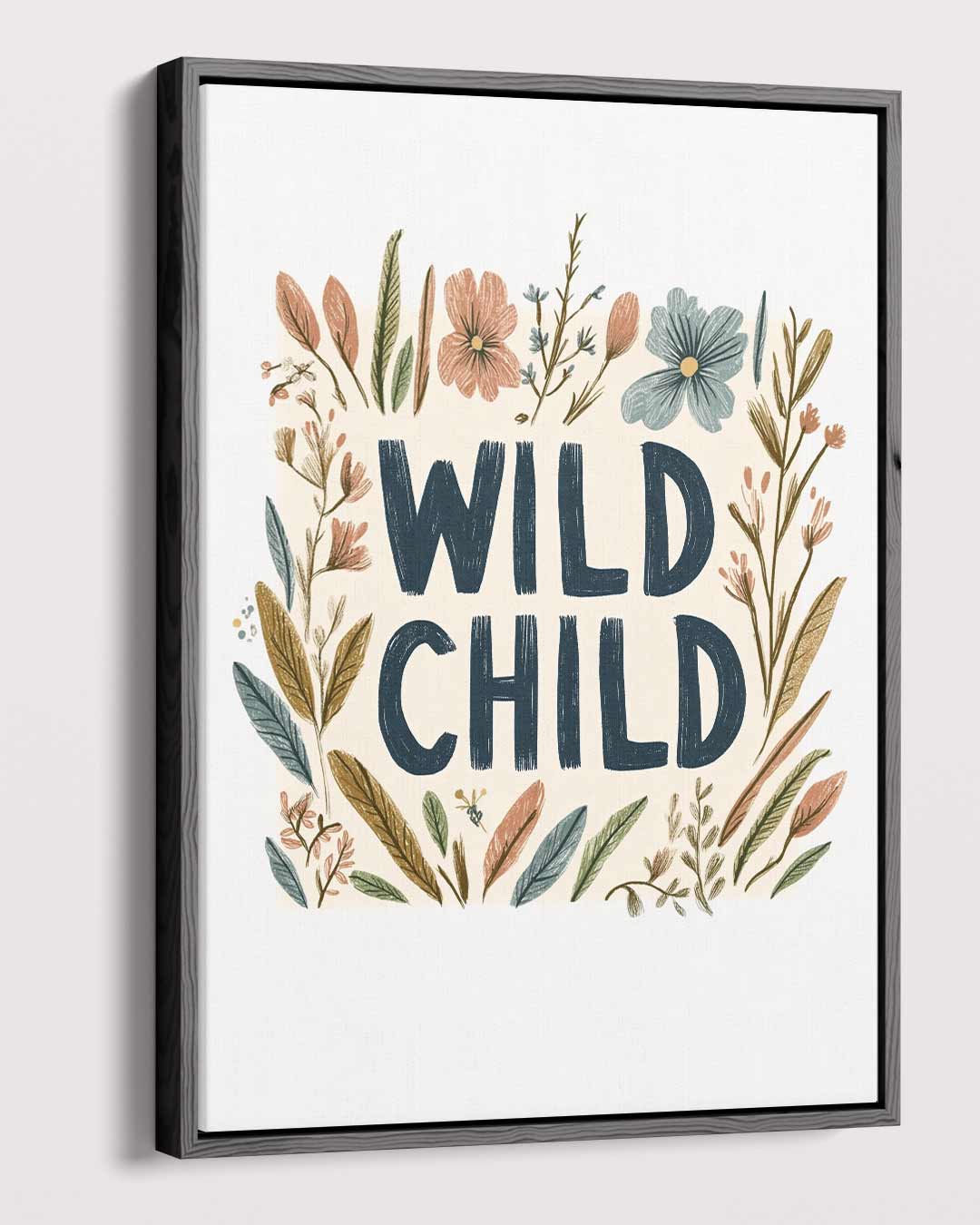 Wild Child Botanische Kunstprint Kunstwerk-canvas-dibond-plexiglas-wanddecoratie-WallArtistic