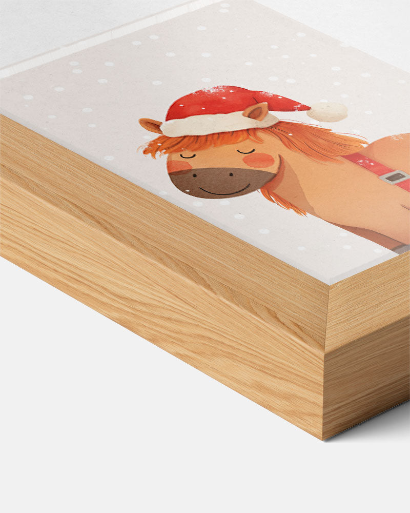 Kerst Pony Poster