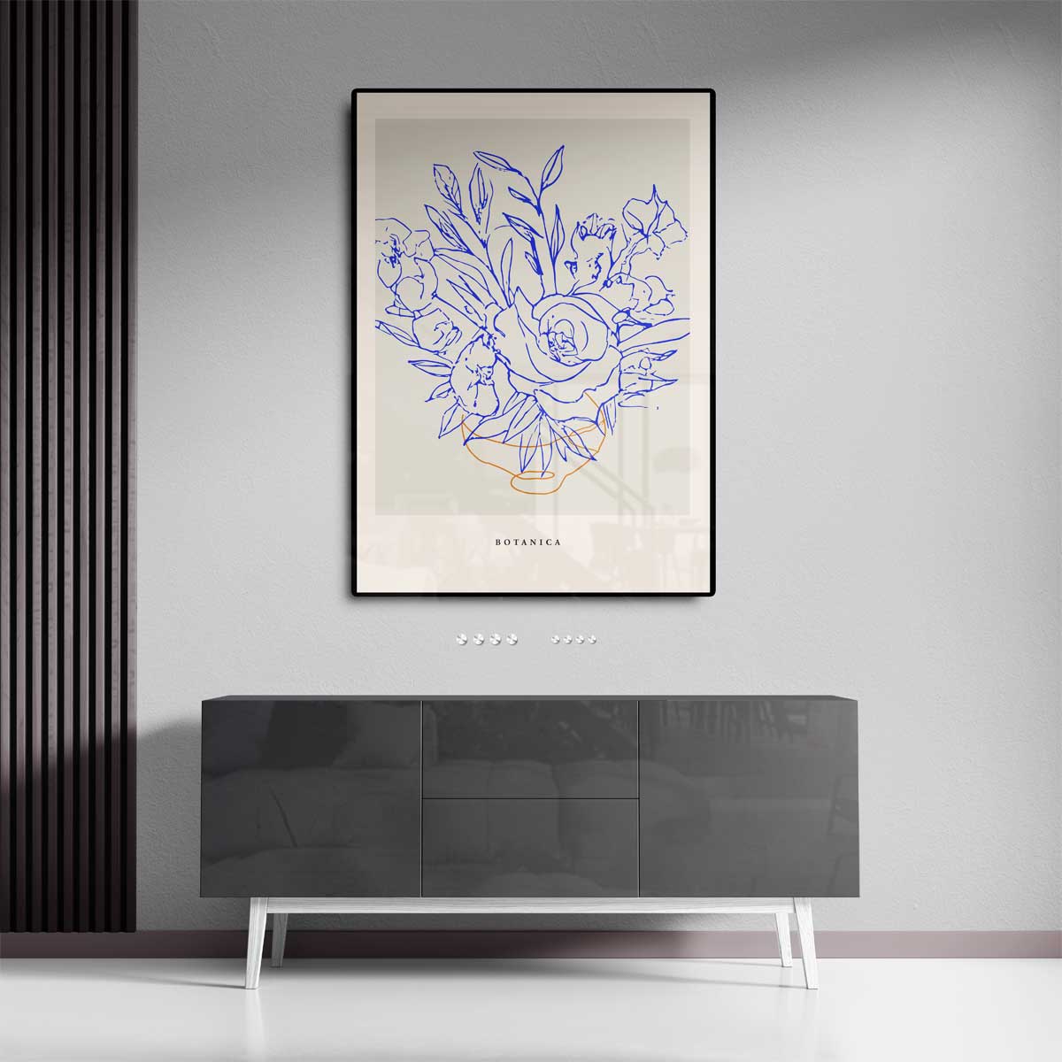 Botanica Bloemenschilderij Kunstwerk-canvas-dibond-plexiglas-wanddecoratie-WallArtistic