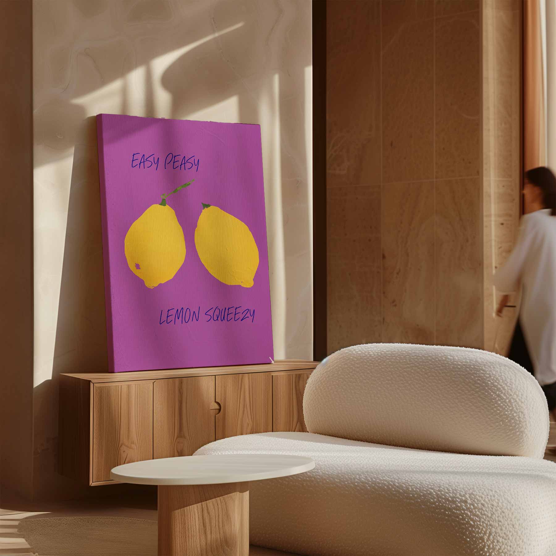 Easy Peasy Lemon Squeezy Poster