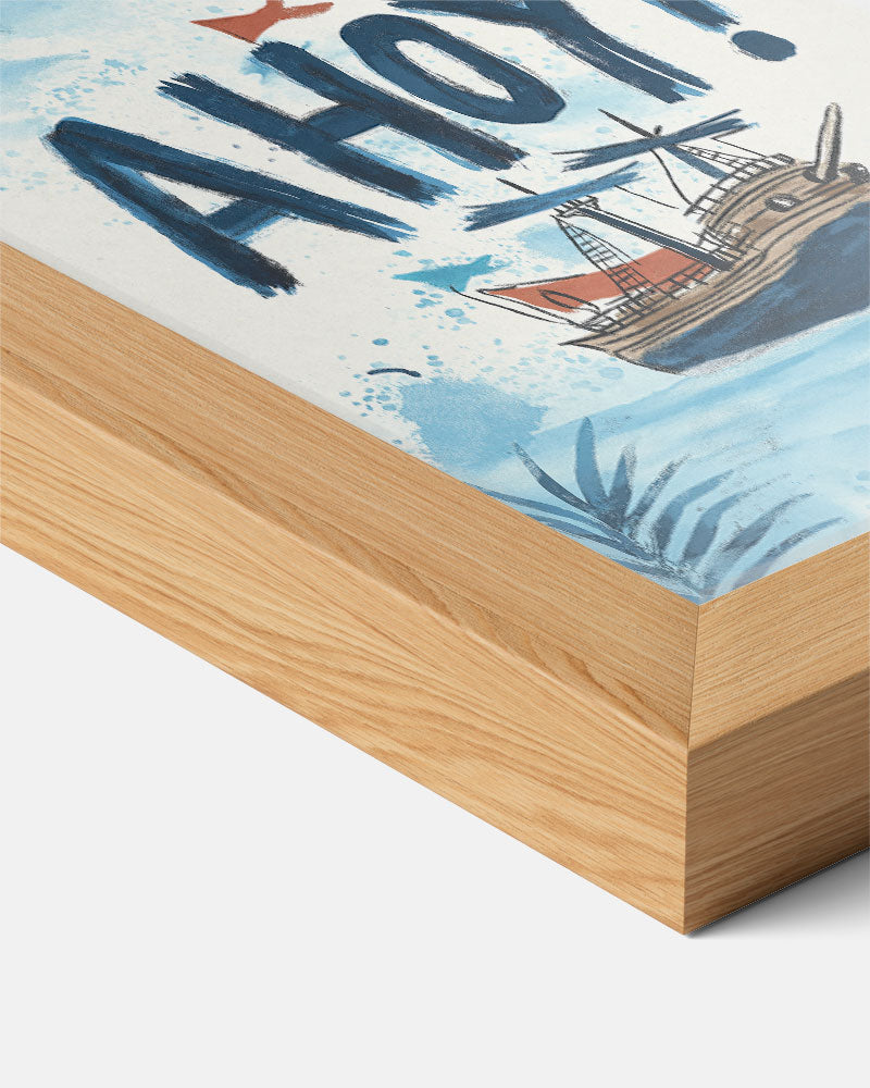 Avontuurlijke Schip Ahoy Poster