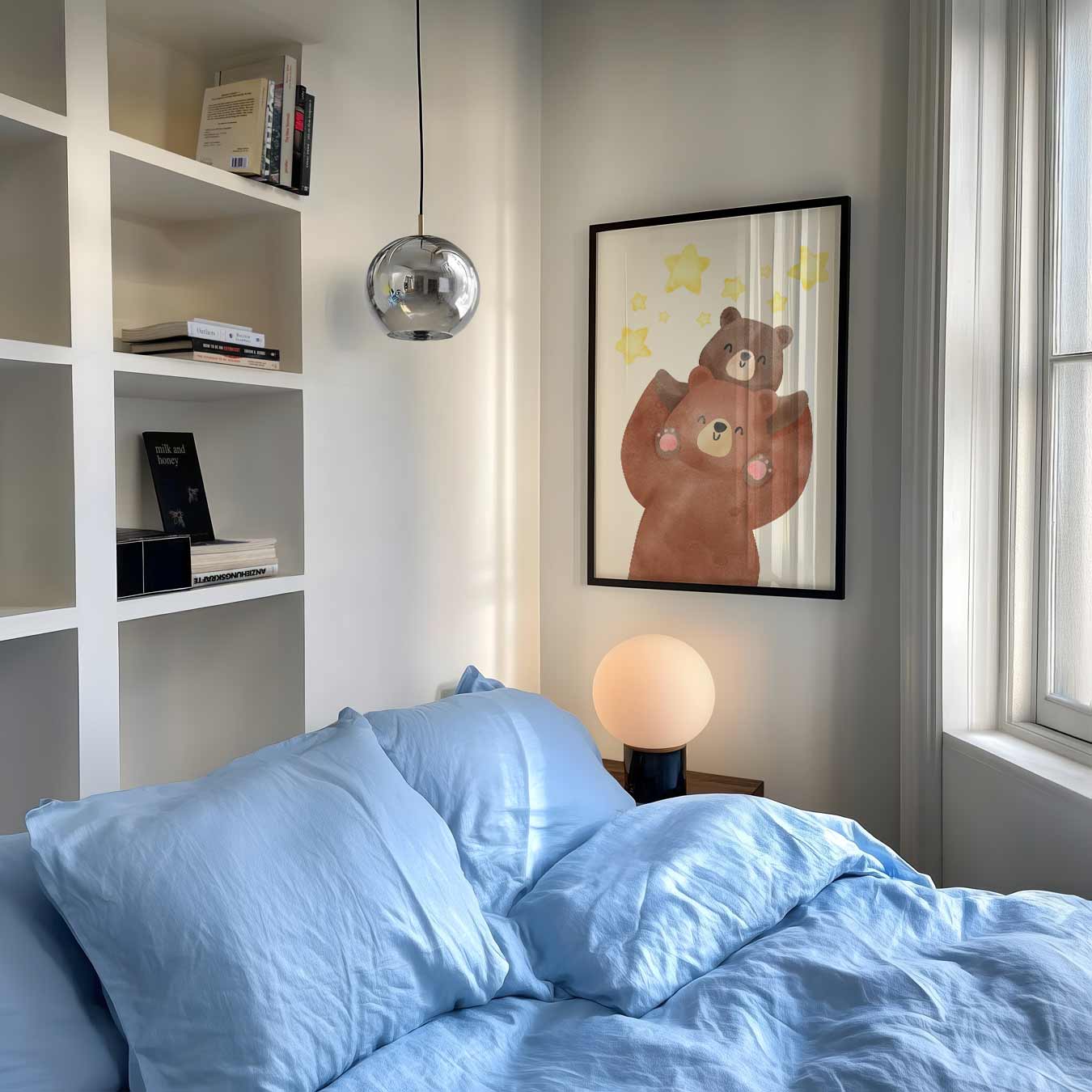 Beren met Sterren Poster-WallArtistic