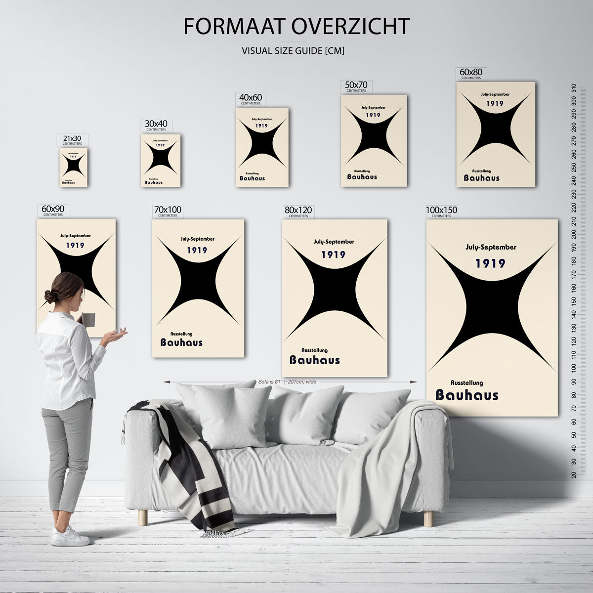 Vorm en balans Poster