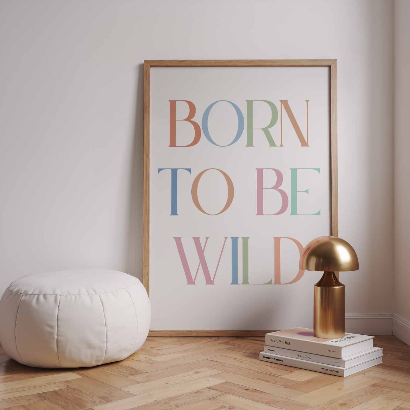Inspirerende Born to Be Wild Poster-WallArtistic