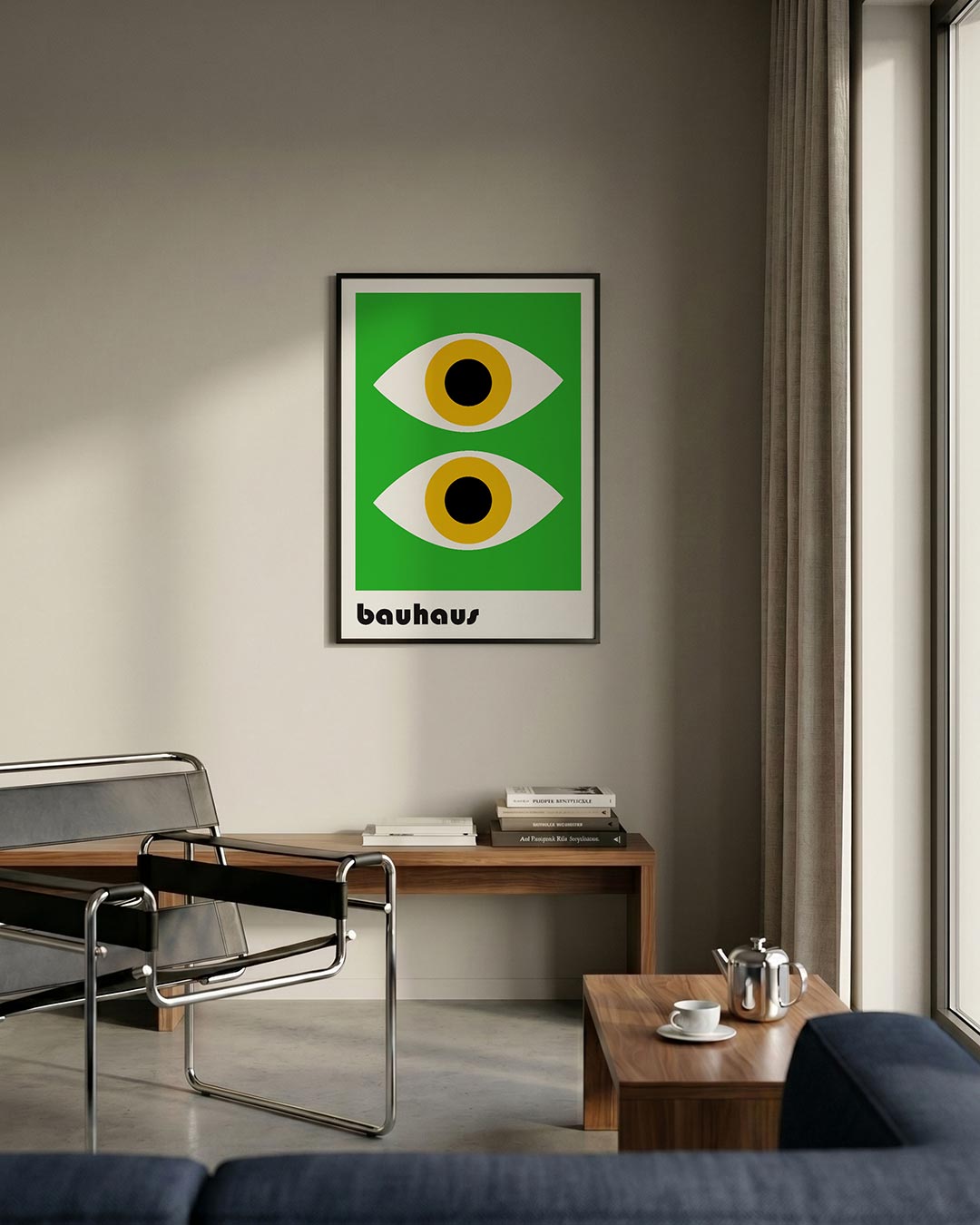Oogvormen en kleur Poster