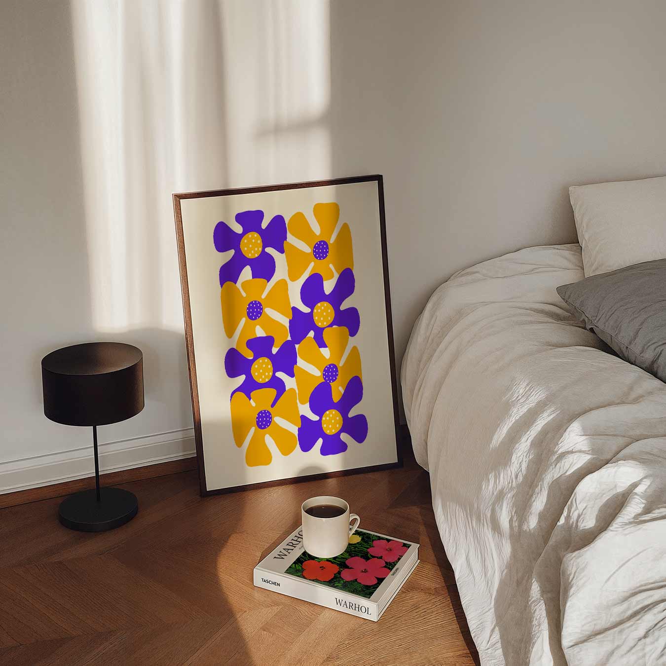 Vrolijke Bloemenpracht Poster-WallArtistic