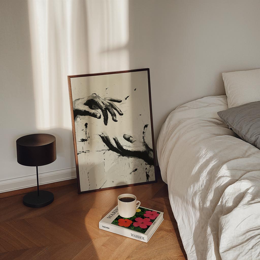 Artistieke Handen in Beweging Poster-WallArtistic