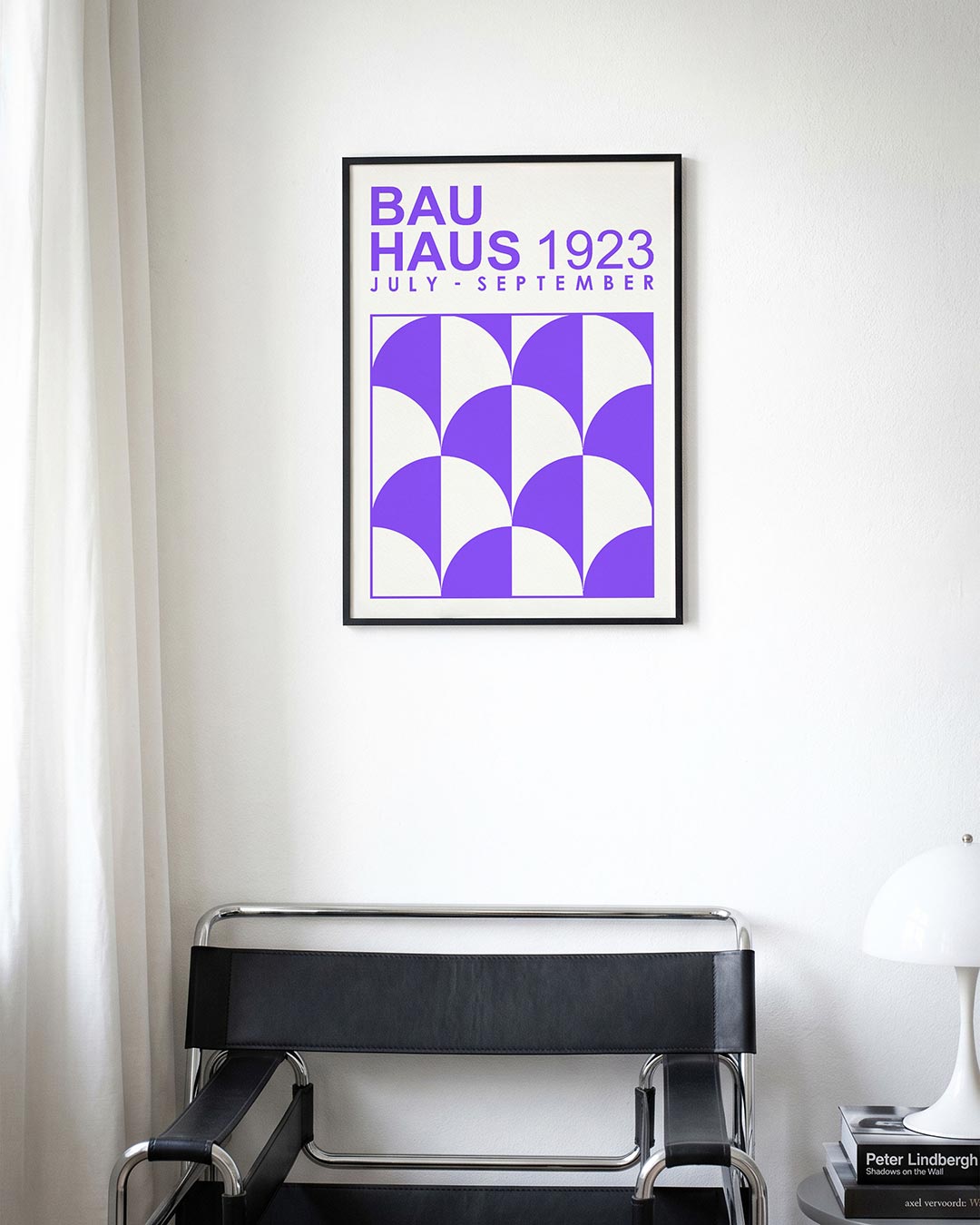 Halve cirkelpatronen Poster
