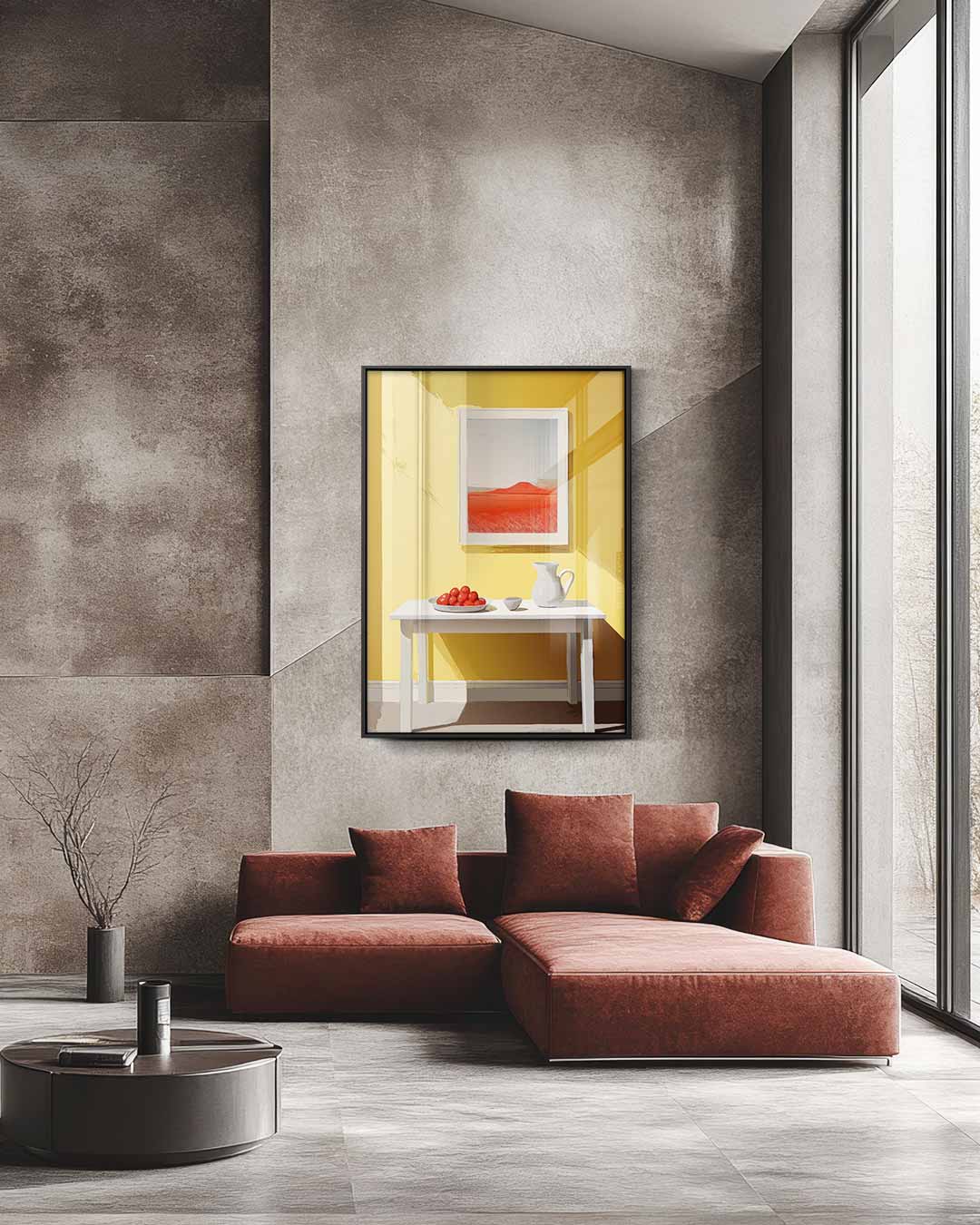 Zonovergoten Stil Leven Kunstwerk-canvas-dibond-plexiglas-wanddecoratie-WallArtistic