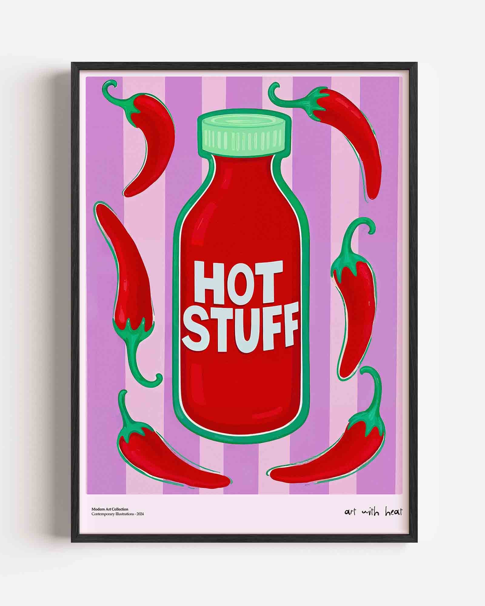 Hot stuff fles Poster