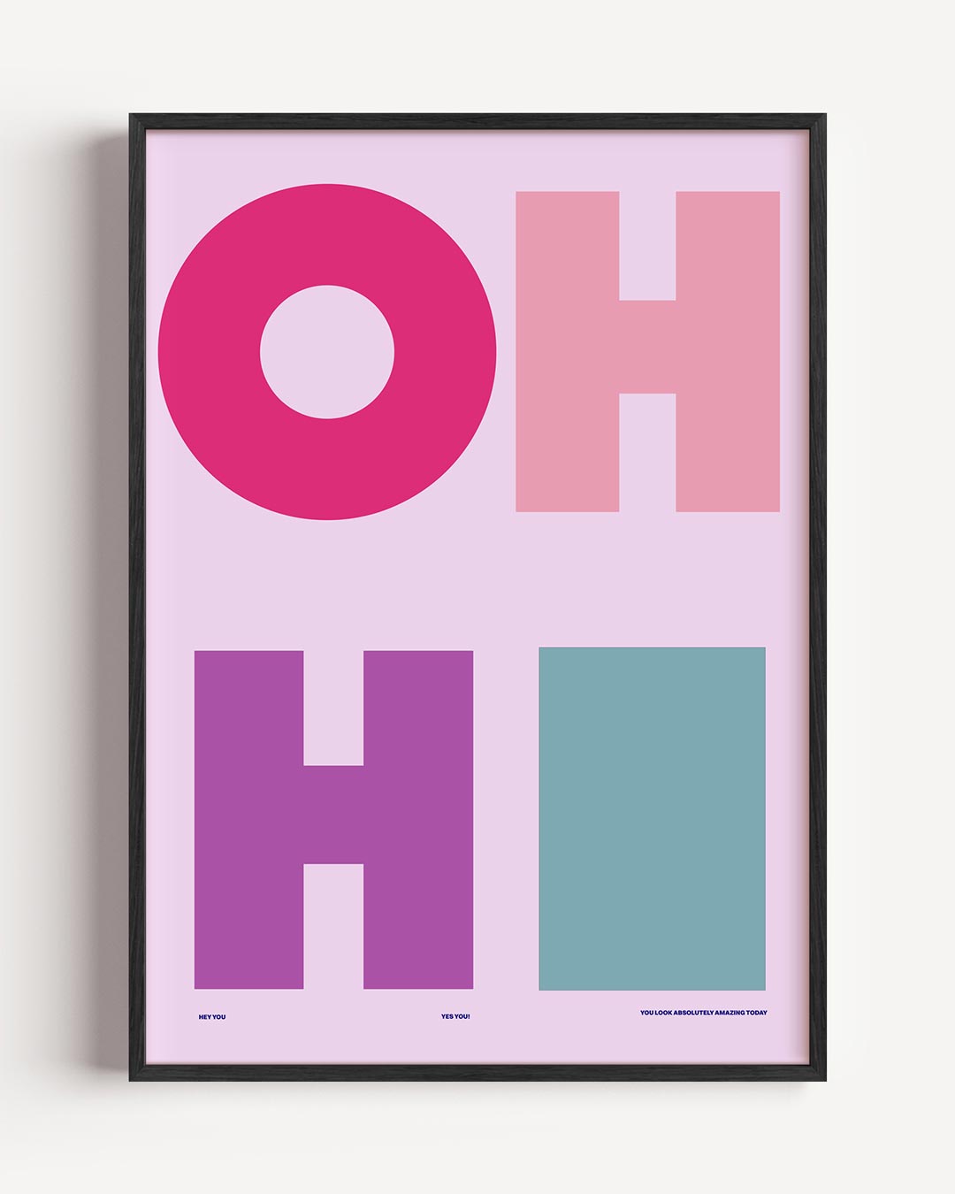 Kleurrijke Positiviteit Poster-WallArtistic