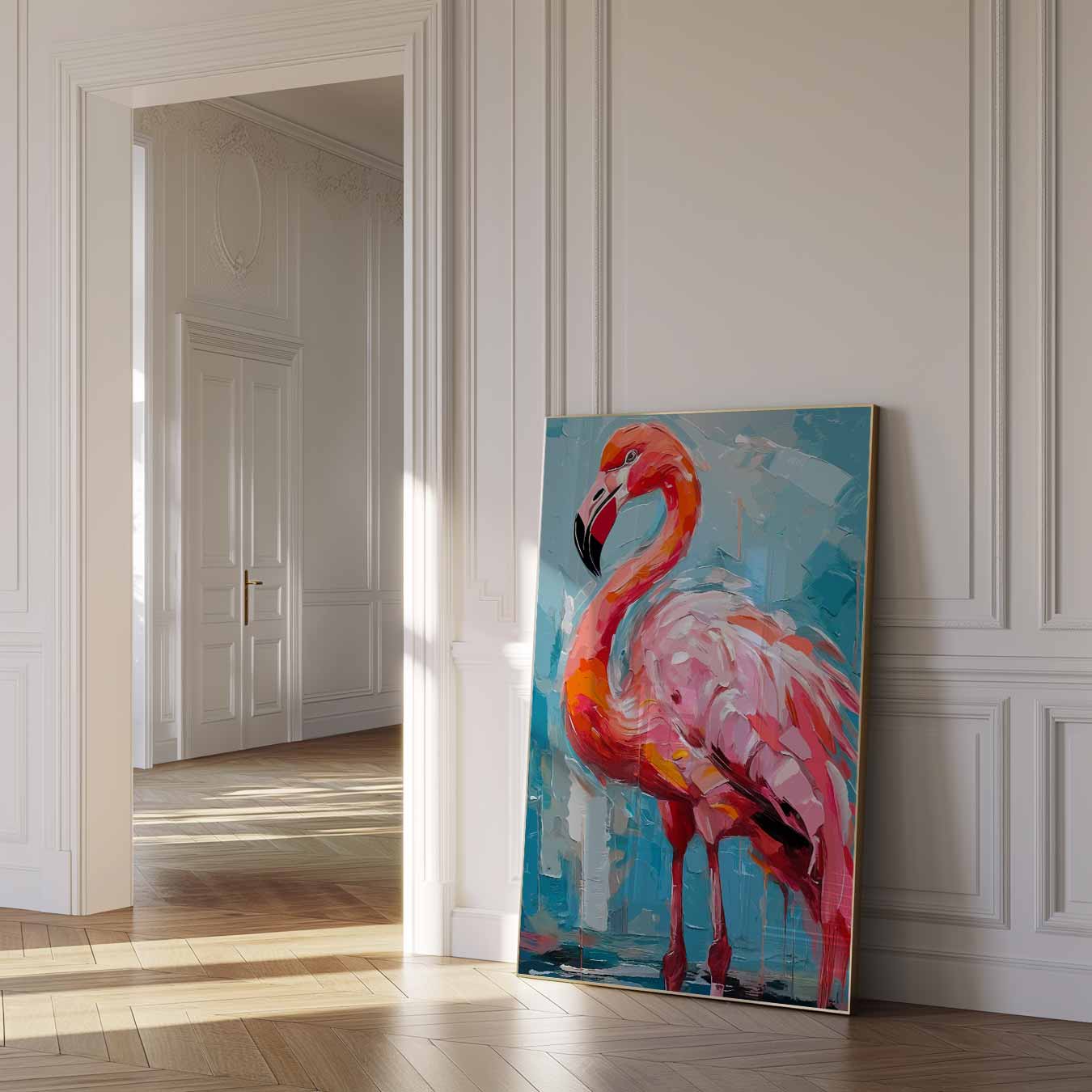Flamingo Elegantie Poster