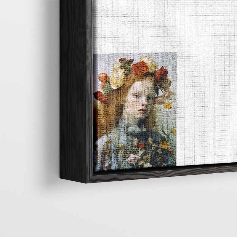 Bloemenpracht in Portret Kunstwerk-canvas-dibond-plexiglas-wanddecoratie-WallArtistic