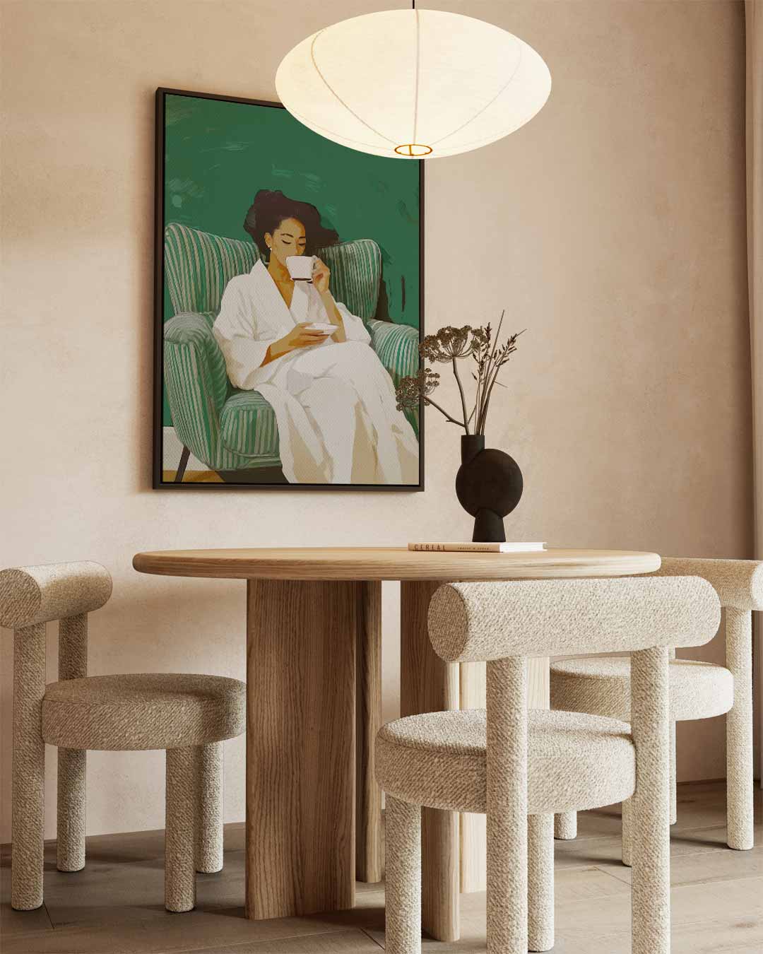 Ochtendrust met Koffie Kunstwerk-canvas-dibond-plexiglas-wanddecoratie-WallArtistic