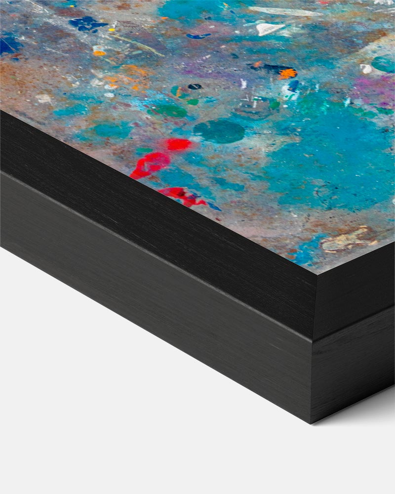 Abstracte Verfvlekken Poster-WallArtistic