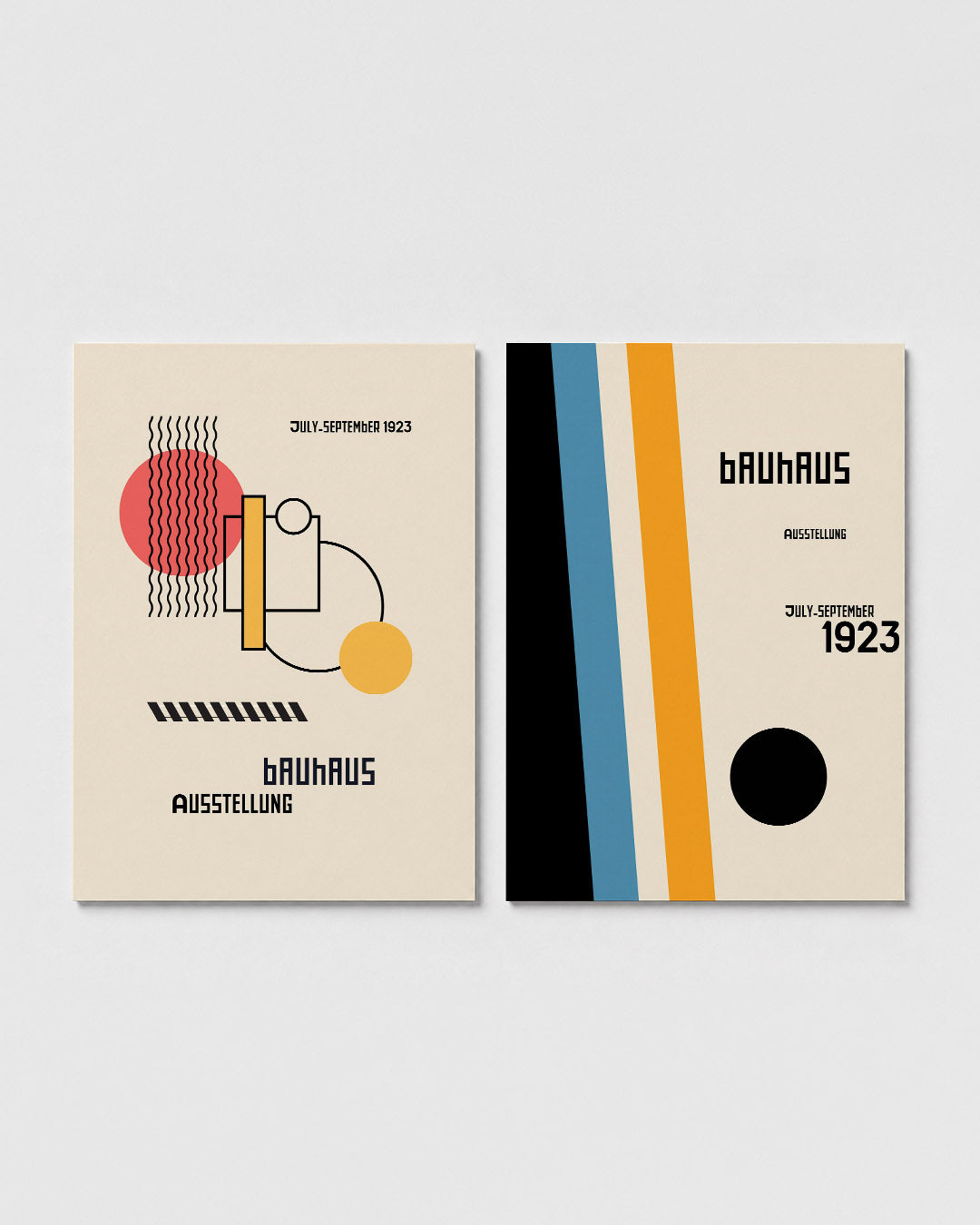 Vormen en kleurvlakken Posterset