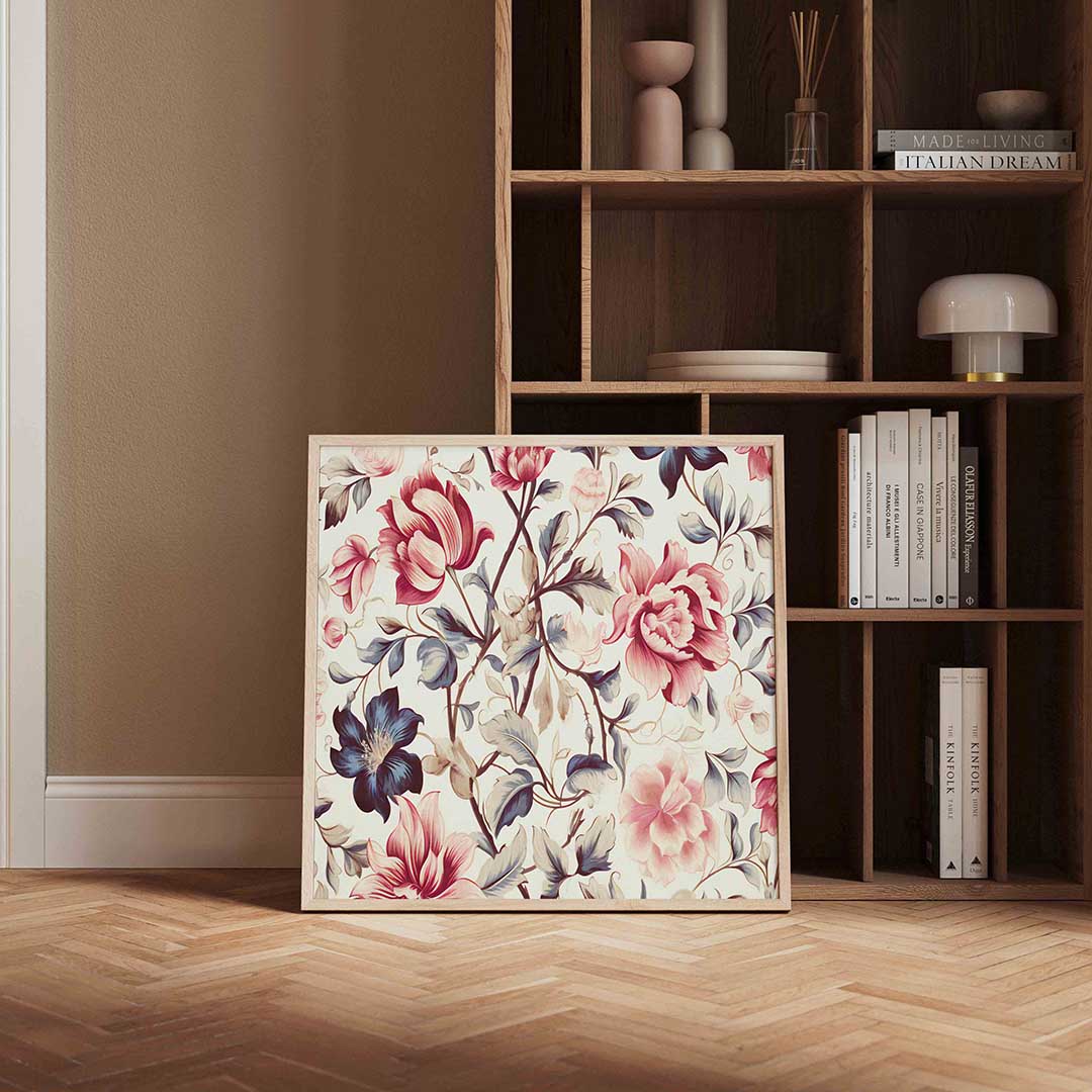 Bloemen en bladeren Poster