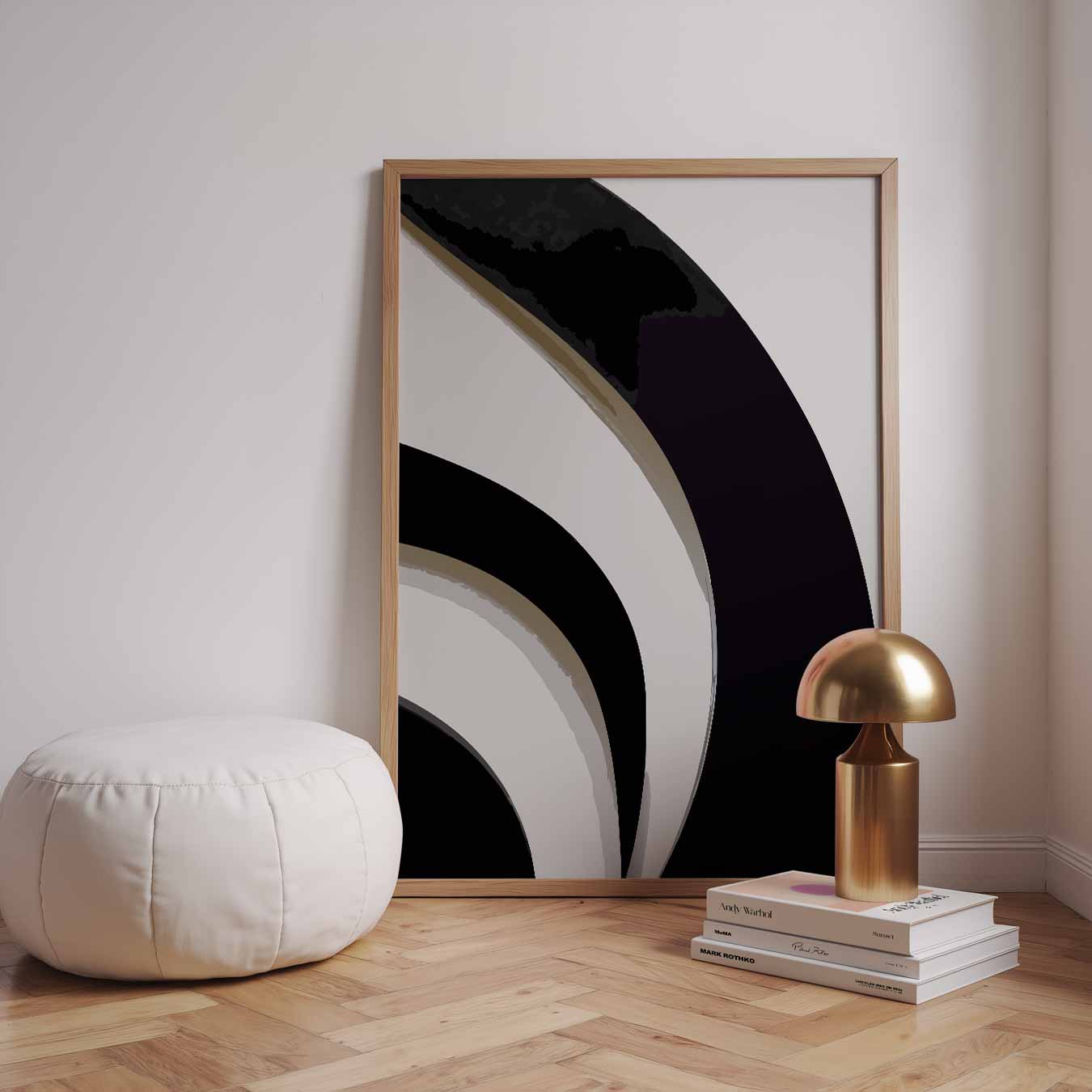 Stijlvolle Abstracte Boog Poster