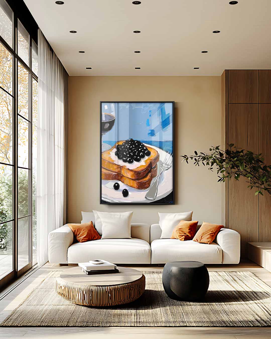 Smakelijke Ochtend Kunstwerk-canvas-dibond-plexiglas-wanddecoratie-WallArtistic