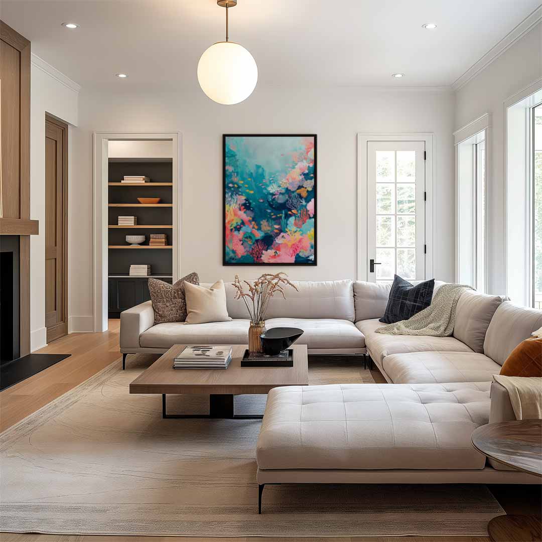 Onderwater Wonderland Kunstwerk-canvas-dibond-plexiglas-wanddecoratie-WallArtistic