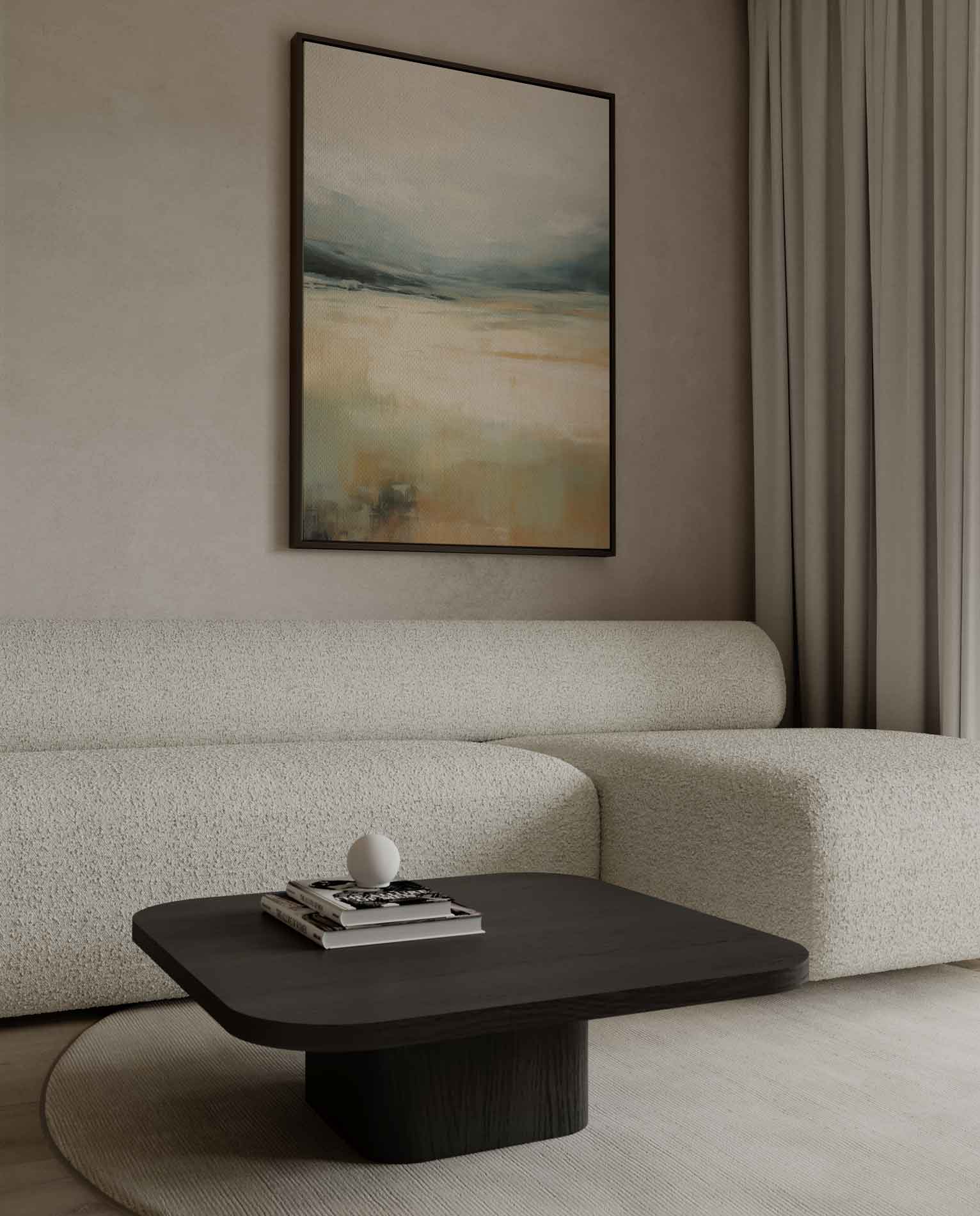 Dromenlandschap in Sereniteit Kunstwerk-canvas-dibond-plexiglas-wanddecoratie-WallArtistic