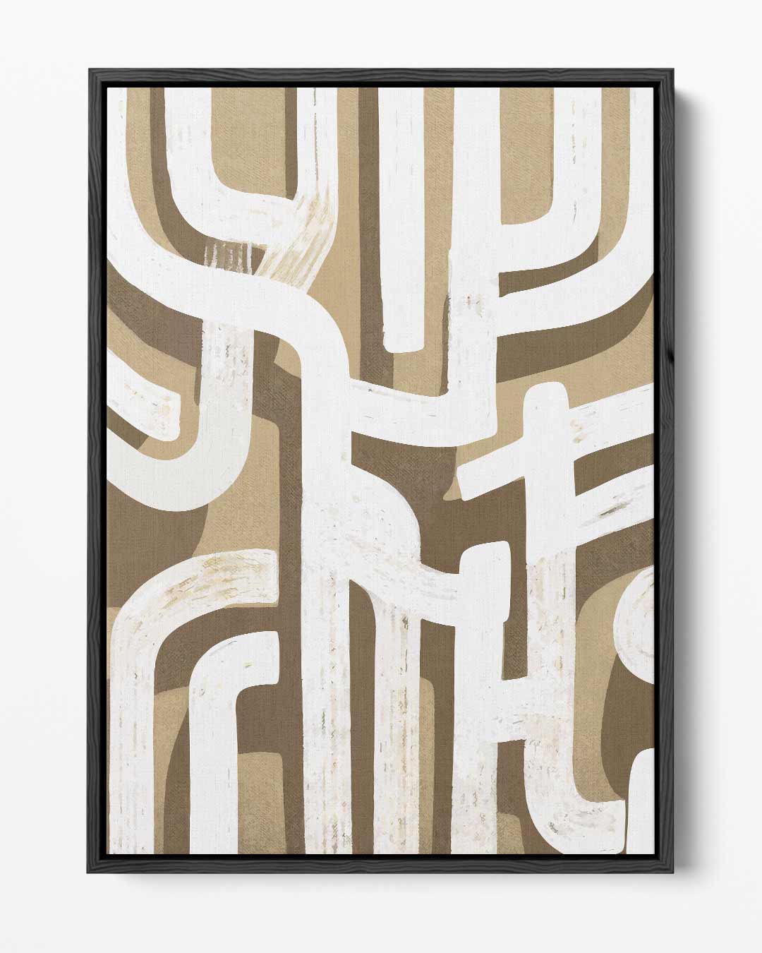 Krachtige Abstracte Patroon Kunstwerk-canvas-dibond-plexiglas-wanddecoratie-WallArtistic