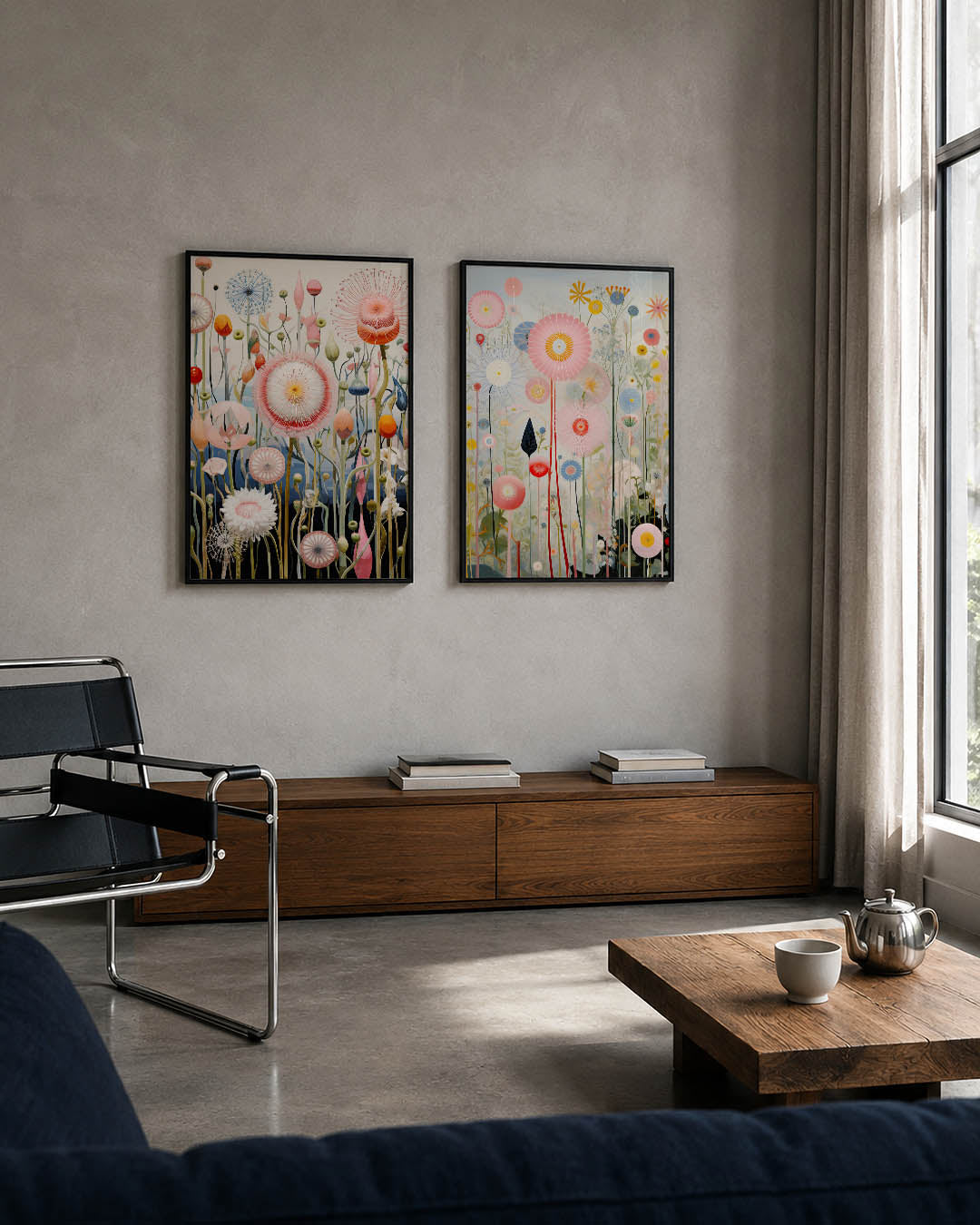 Bloemrijke fantasie Posterset