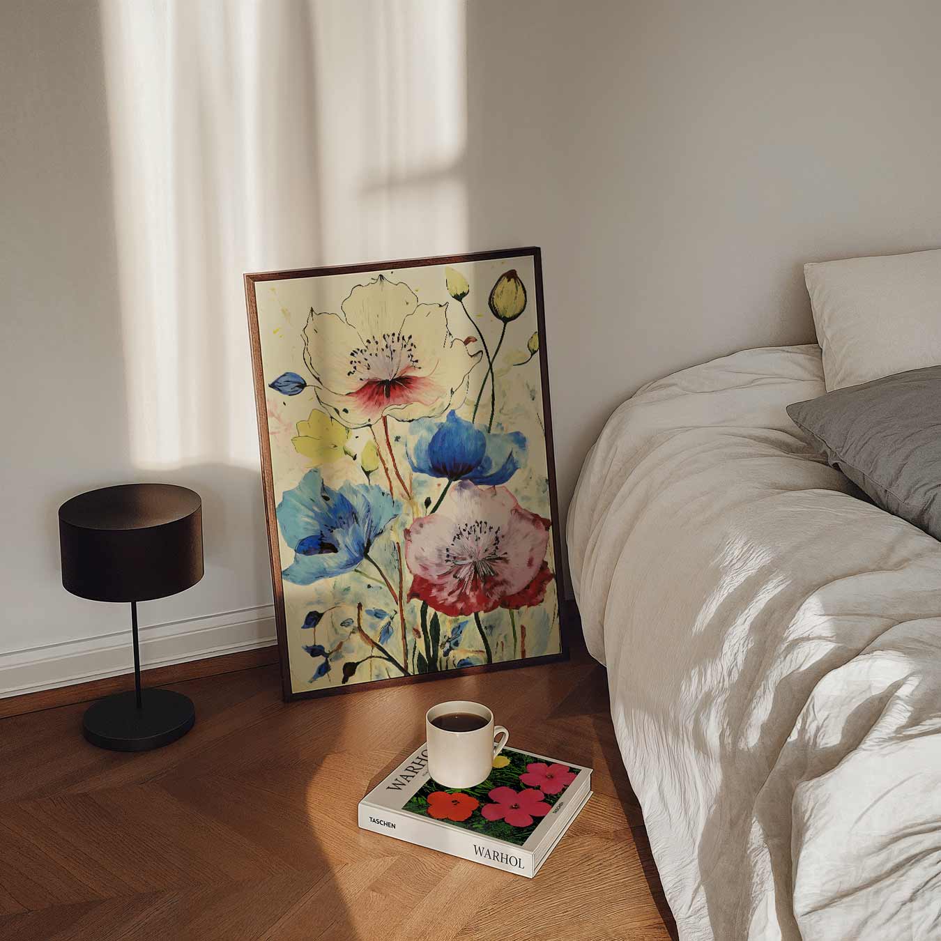 Bloemenpracht op Canvas Poster