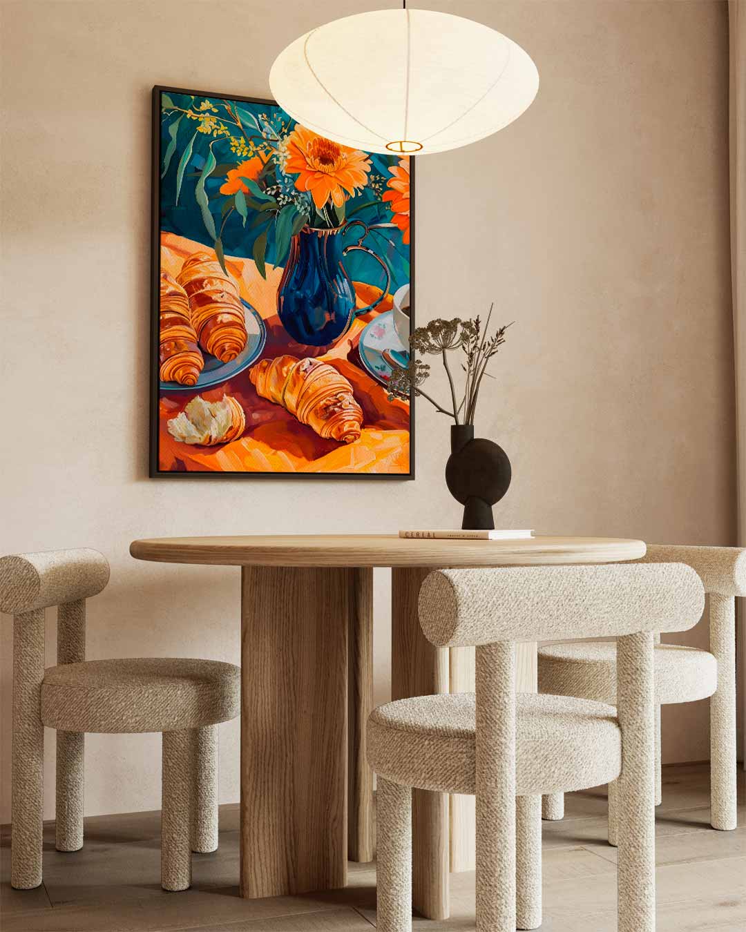 Zonovergoten Ontbijt Kunstwerk-canvas-dibond-plexiglas-wanddecoratie-WallArtistic