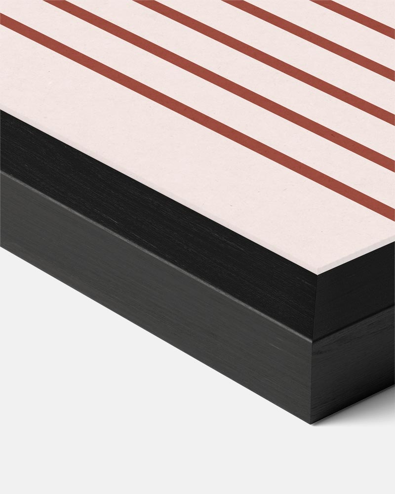 Minimalistische Retro Cirkel Poster-WallArtistic