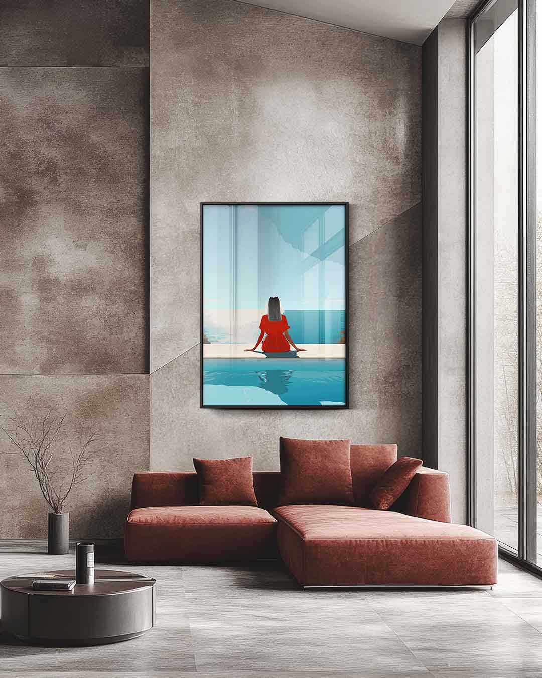 Rust aan de Zee Kunstwerk-canvas-dibond-plexiglas-wanddecoratie-WallArtistic