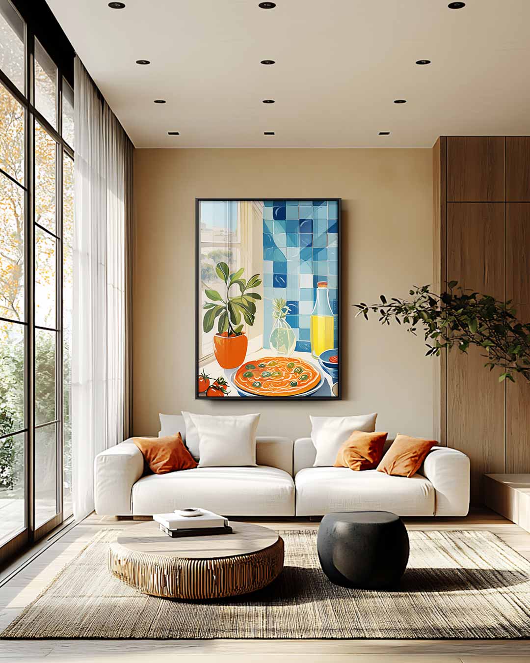 Mediterrane Keuken Vibes Kunstwerk-canvas-dibond-plexiglas-wanddecoratie-WallArtistic