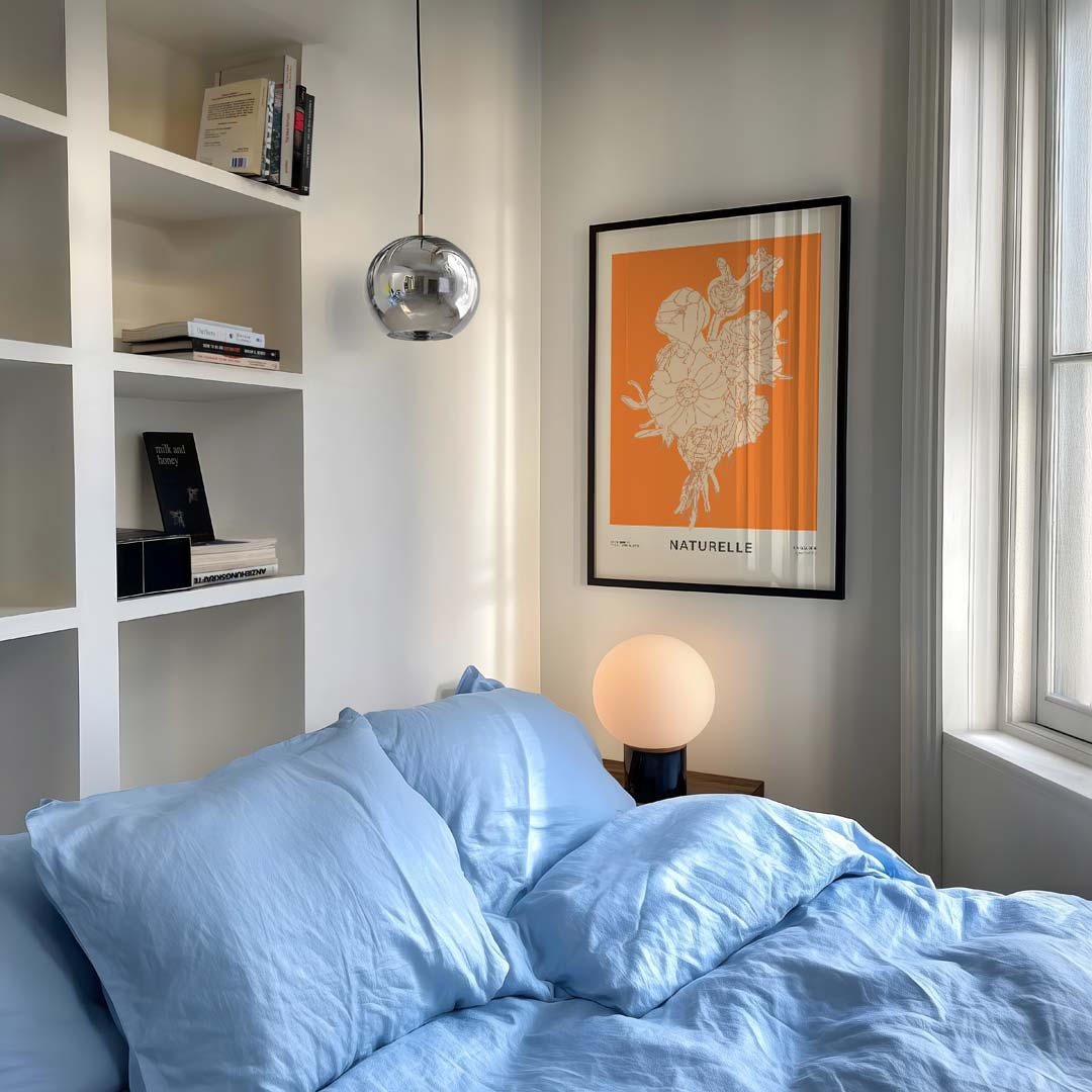 Bloemenpracht in Oranje Poster-WallArtistic
