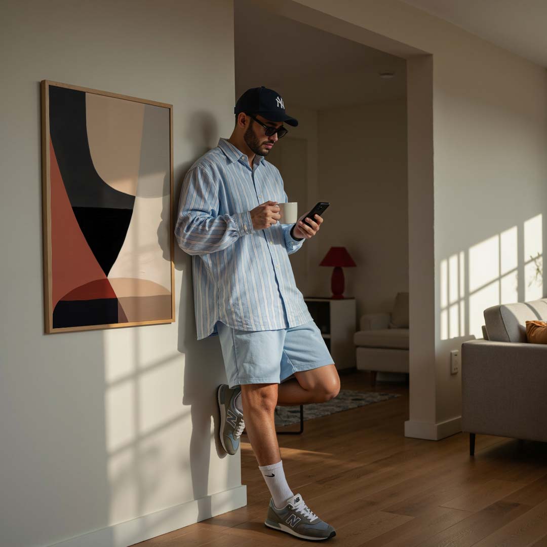 Abstracte Vormen en Kleuren Poster-WallArtistic